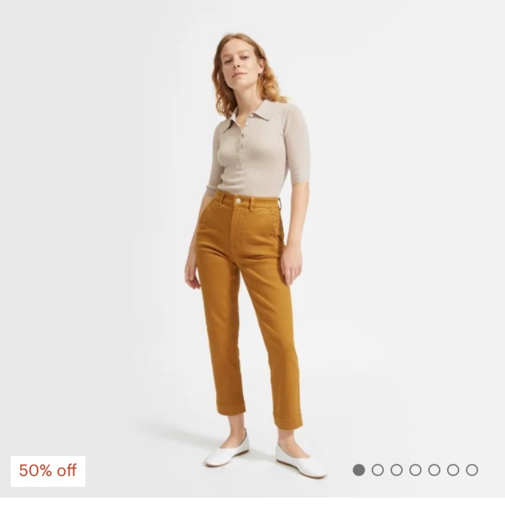 Everlane Slim Leg Crop Pants